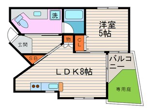 稲荷新風庵の物件間取画像